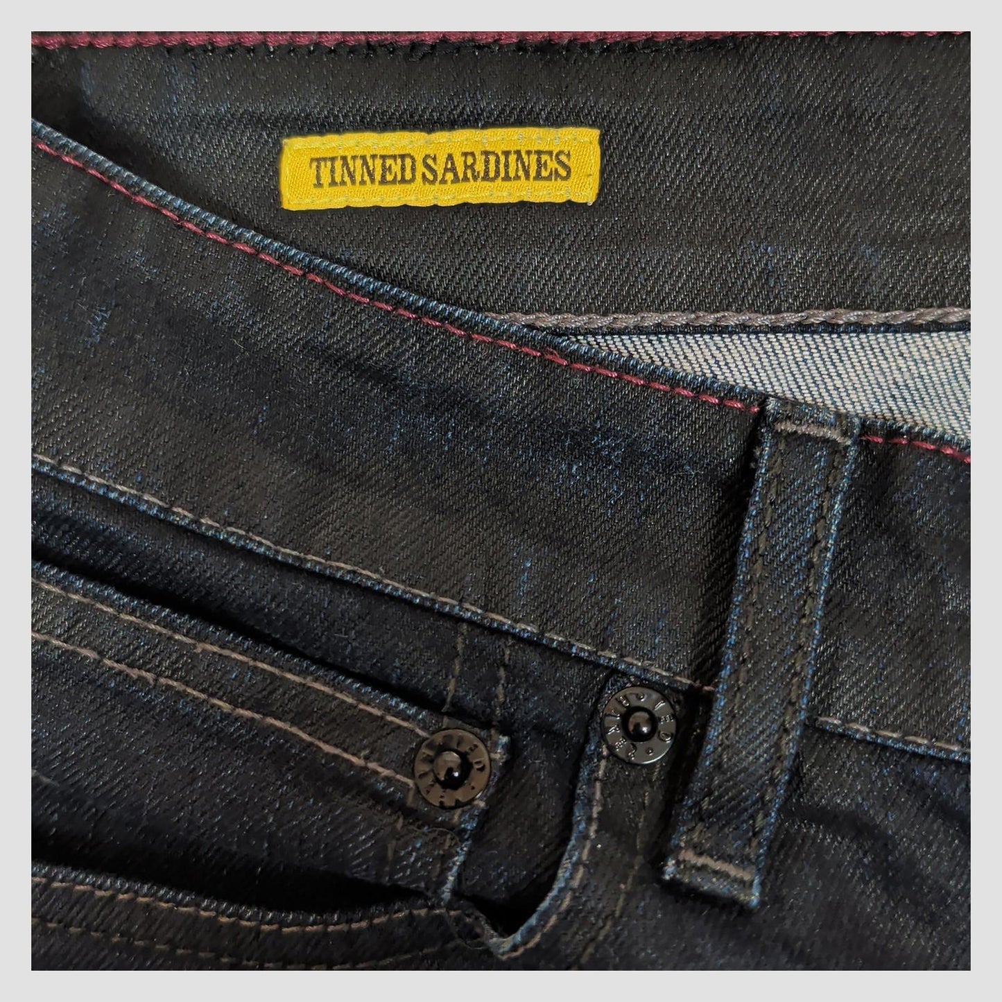 Ted Baker Tinned Sardines Mens Jeans Size 34 R Dark Indigo Blue Denim Pants by Ted Baker – | RewearableUK