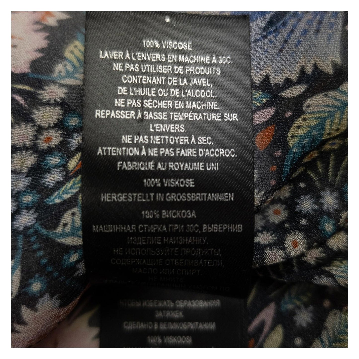 Ted Baker Woman Floral Blouse Size 3 UK 12 Tifnie Sheer Ruffle Made Britain by Ted Baker – | RewearableUK