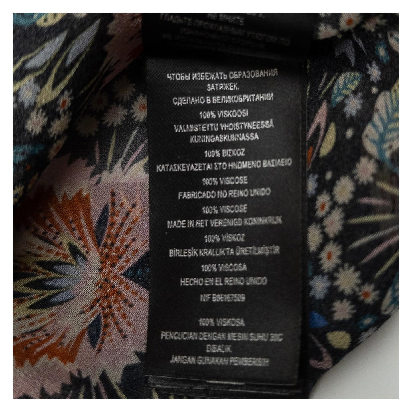 Ted Baker Woman Floral Blouse Size 3 UK 12 Tifnie Sheer Ruffle Made Britain by Ted Baker – | RewearableUK