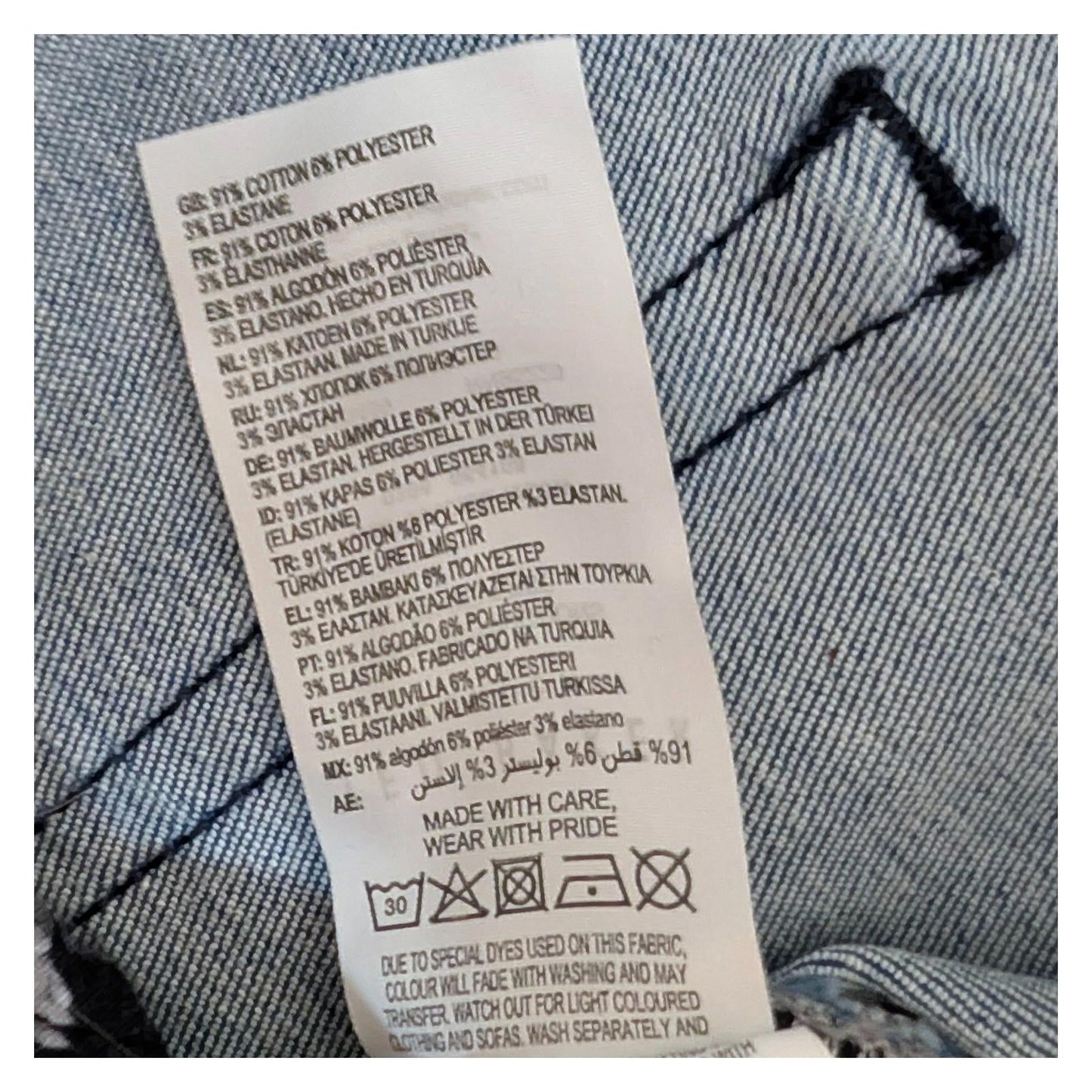 ted baker womens medium blue stretch denim skinny jeans raw hem size 30 by Ted Baker – | RewearableUK
