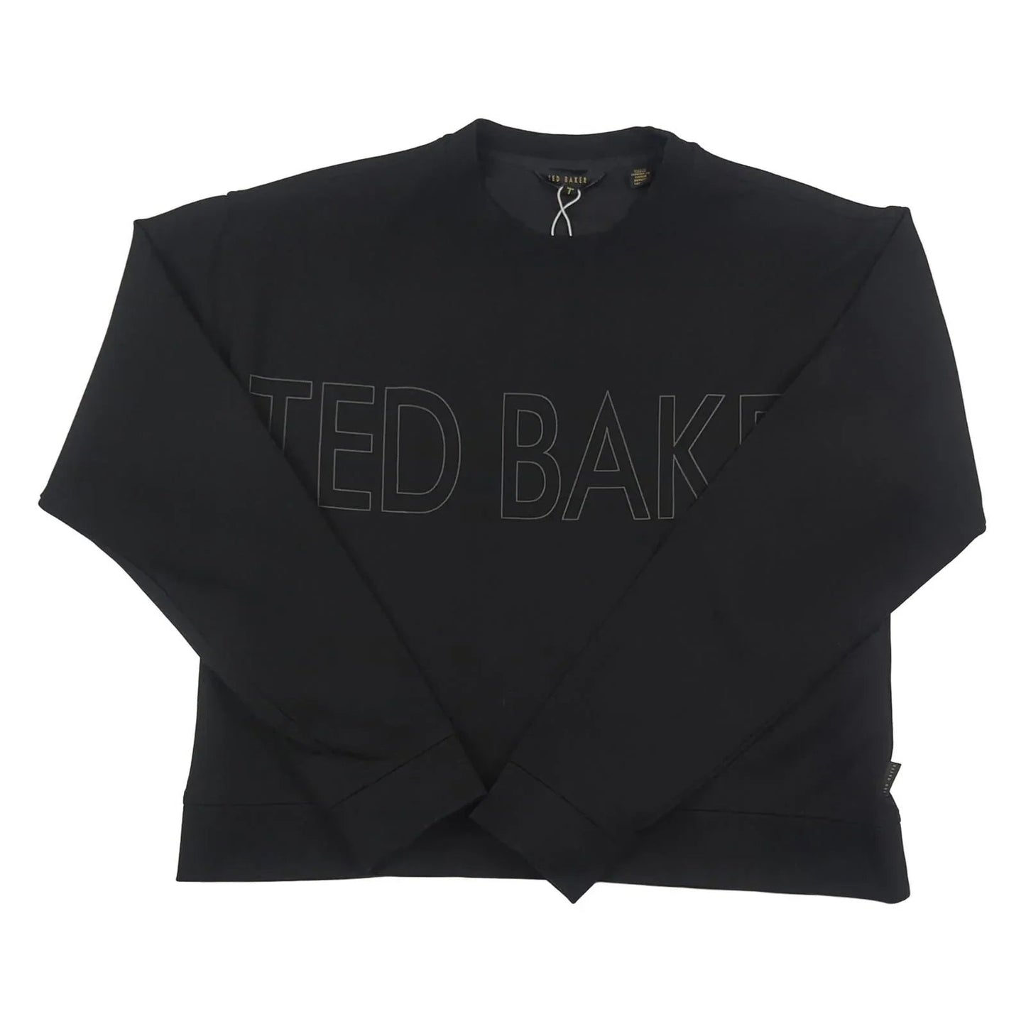 Ted Baker Ted Baker Womens Sweater Size 1 UK 8 Black Cotton Pullover Jumper New Without Ta Sweater & Hoodie RewearableUK