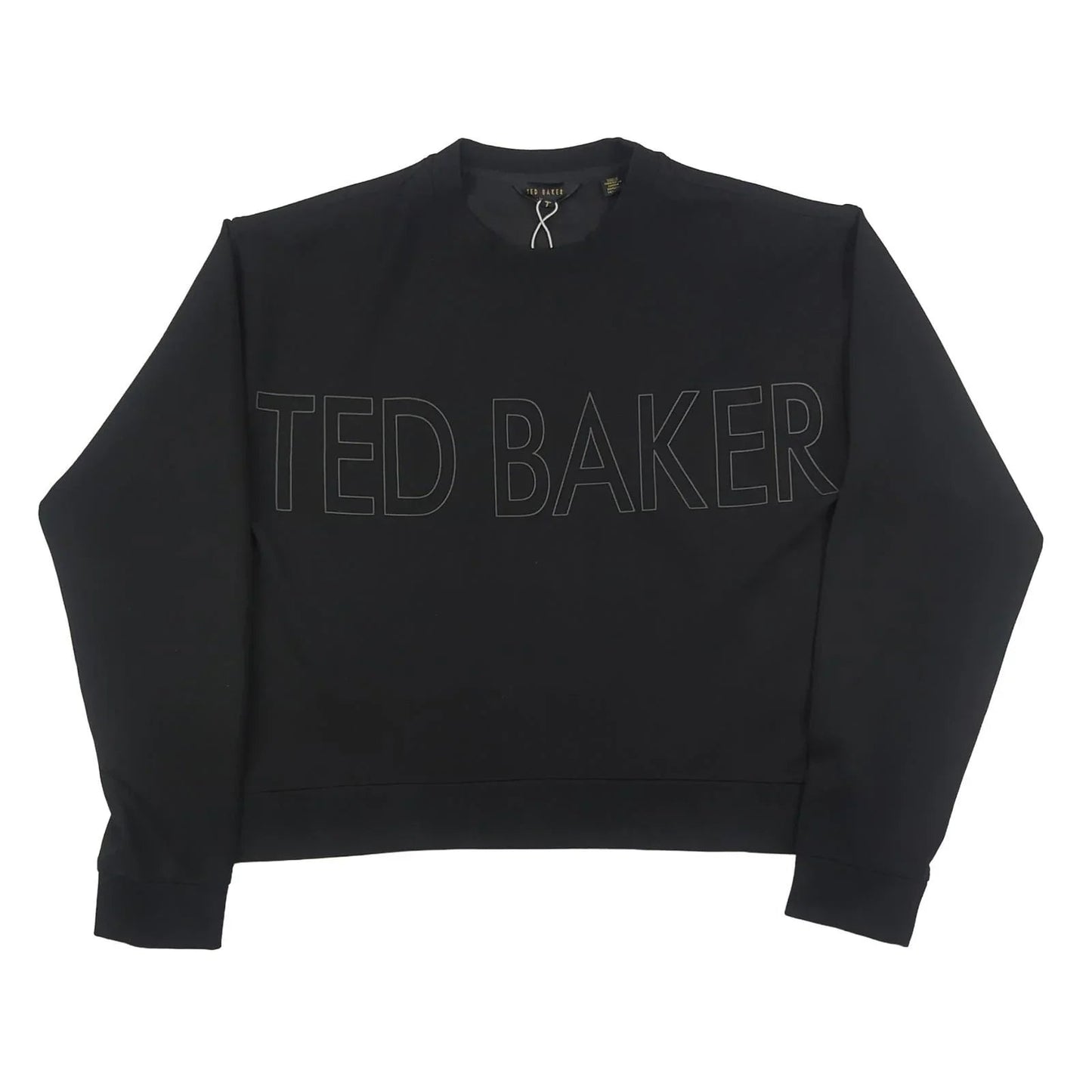 Ted Baker Ted Baker Womens Sweater Size 1 UK 8 Black Cotton Pullover Jumper New Without Ta Sweater & Hoodie RewearableUK