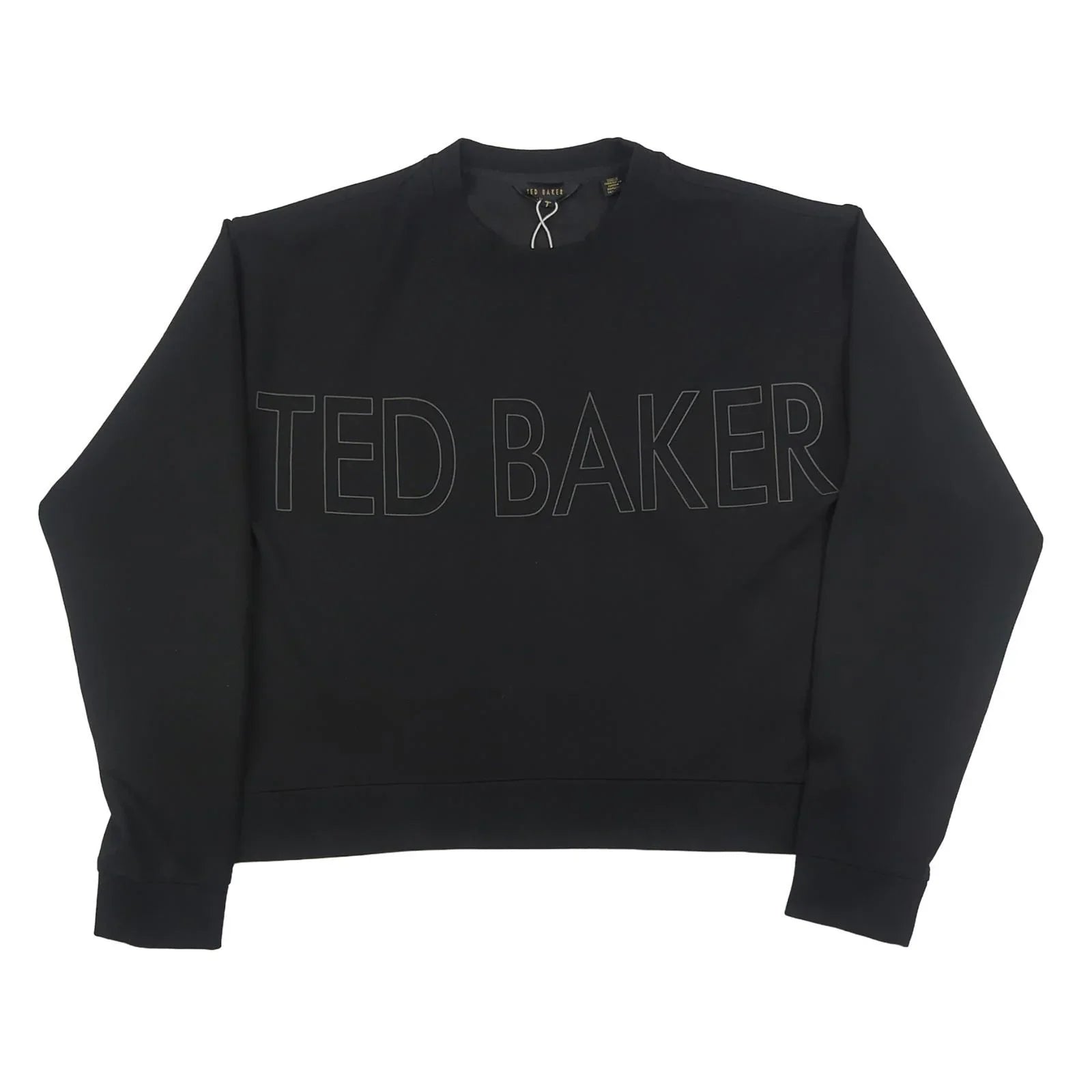 Ted Baker Ted Baker Womens Sweater Size 1 UK 8 Black Cotton Pullover Jumper New Without Ta Sweater & Hoodie RewearableUK