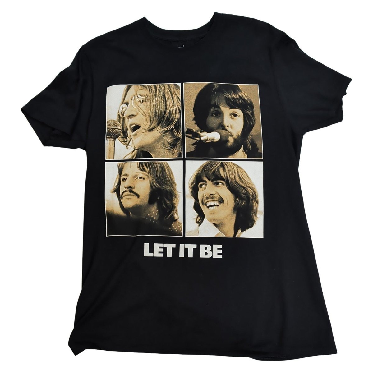 The Beatles Let It Be T-Shirt M Black 2020 Official Apple Corps Tee – Music T-Shirt product photo 1 | RewearableUK