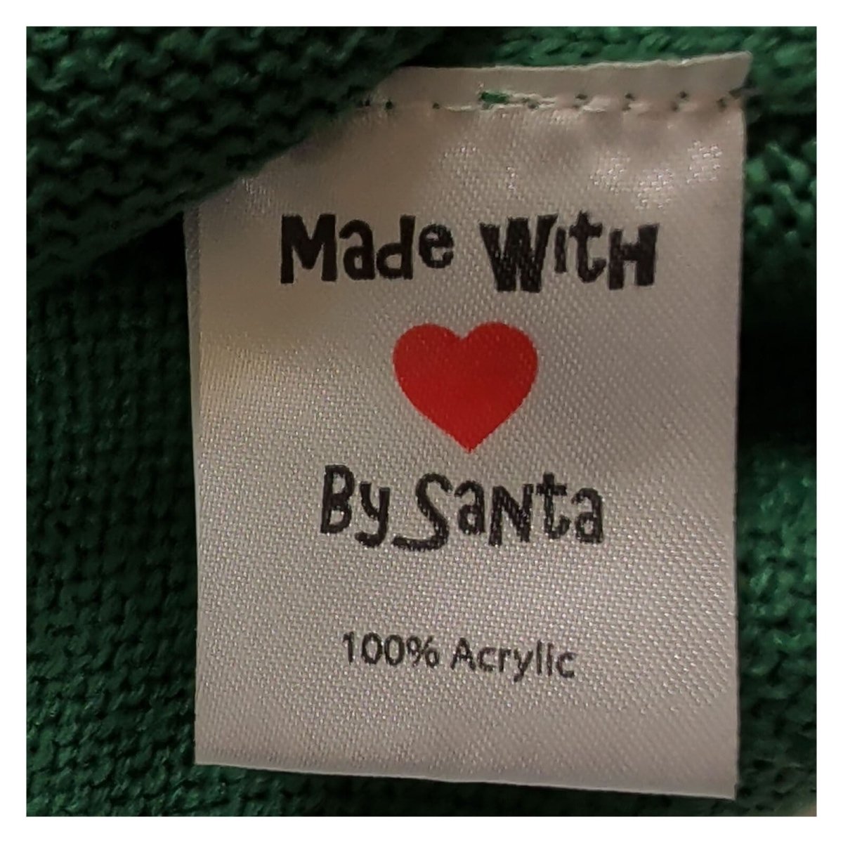 The Christmas Workshop Elf Jumper Green Red Bells Size Unknown Acrylic – product photo 4 | RewearableUK