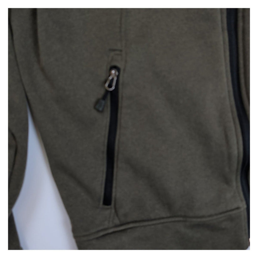 The North Face Mens Olive Green Full Zip Hooded Fleece Jacket Hoodie M – product photo 5 | RewearableUK