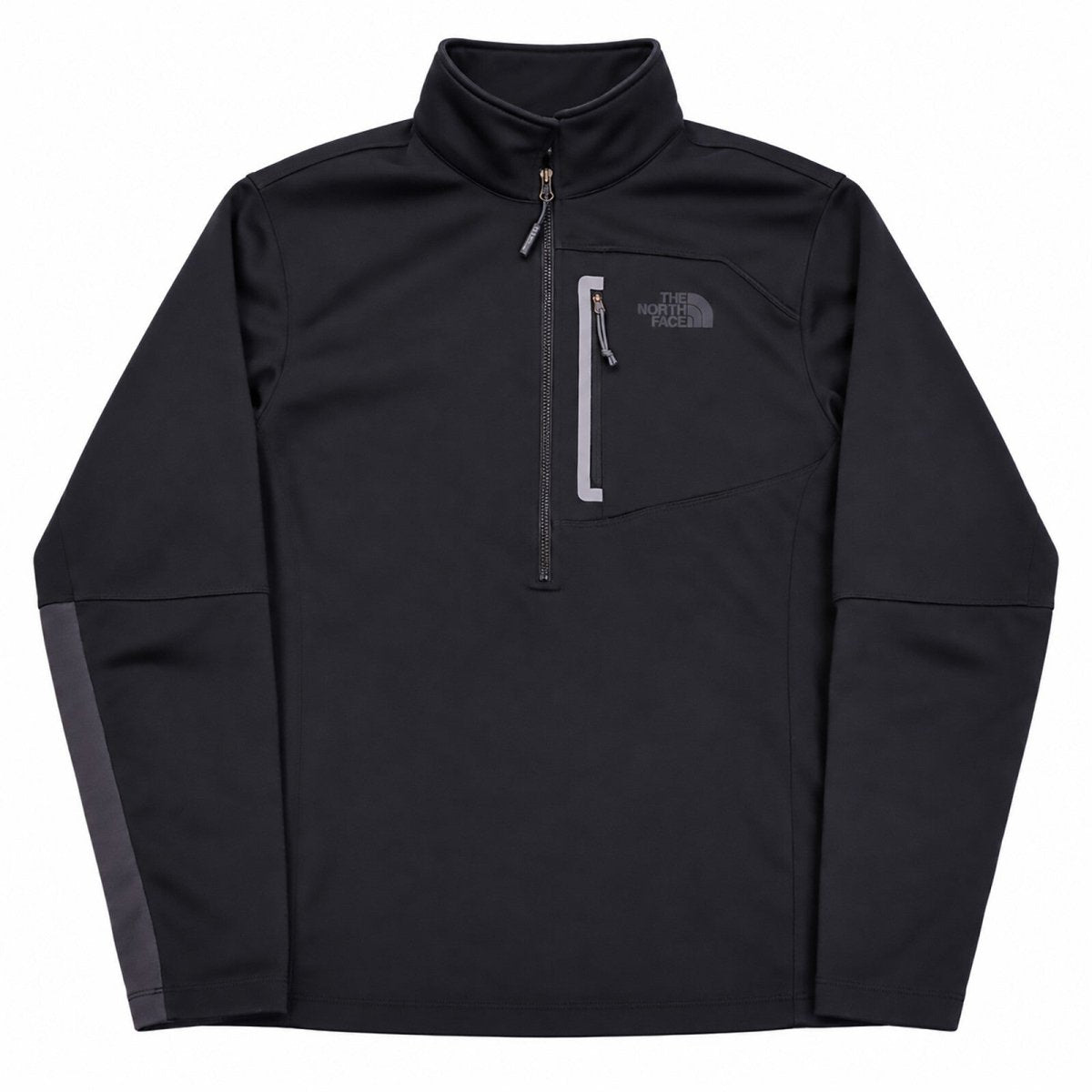 The North Face Men's Pullover Half Zip Black Chest Pocket Polyester – product photo 1 | RewearableUK