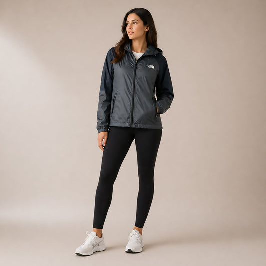The North Face Womens Jacket Grey Hooded Lightweight SP Small Petite by The North Face – jacket | RewearableUK