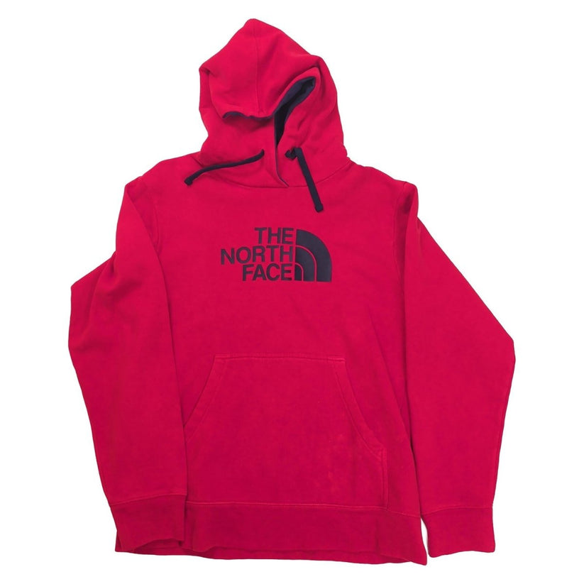 The North Face Women's Red Hoodie Size M Medium Pullover Logo Sweatshirt – product photo 2 | RewearableUK