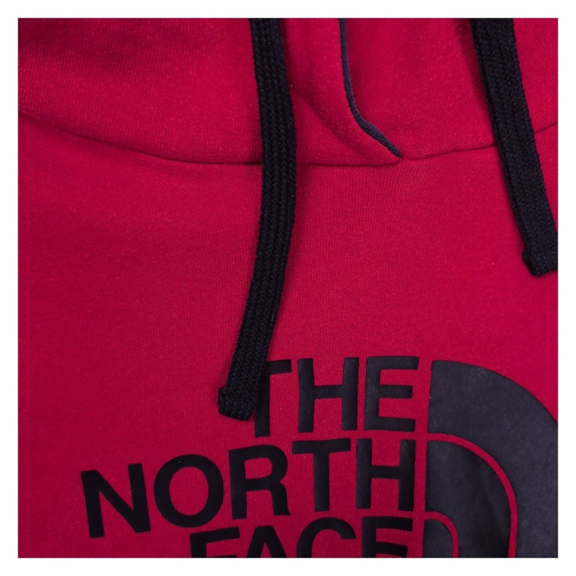 The North Face Women's Red Hoodie Size M Medium Pullover Logo Sweatshirt – product photo 4 | RewearableUK