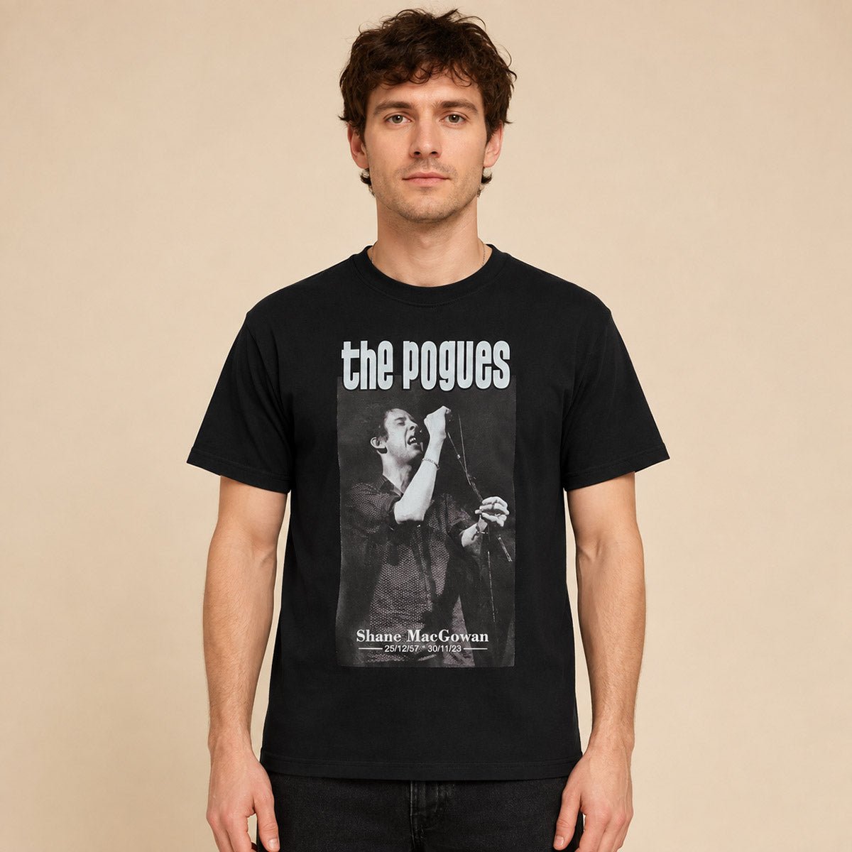 The Pogues Shane MacGowan Memorial T-Shirt M Black – product photo 1 | RewearableUK