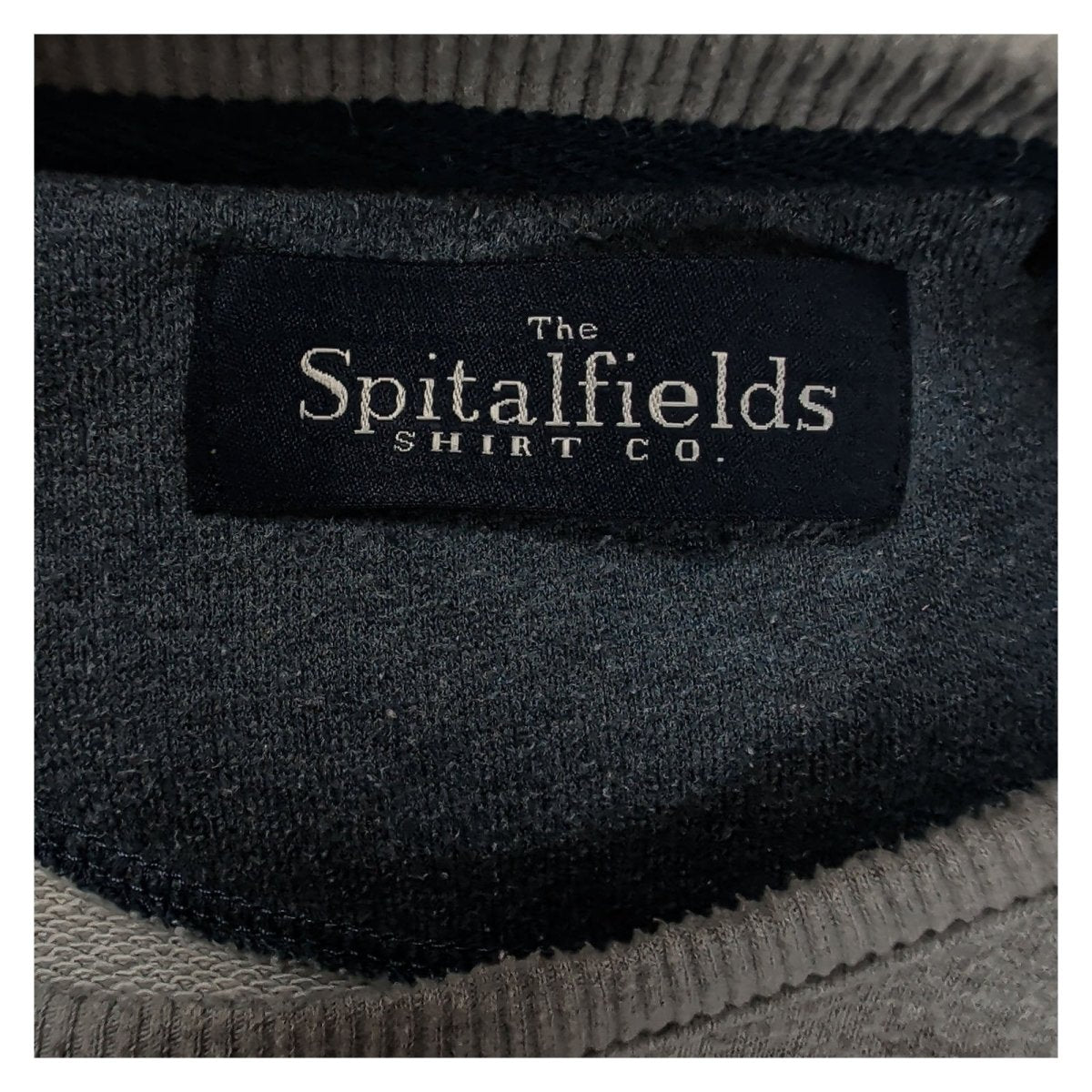 The Spitalfields Shirt Co. Men's Sweatshirt Small Grey Marl Embroidered Dog 70%P – product photo 5 | RewearableUK