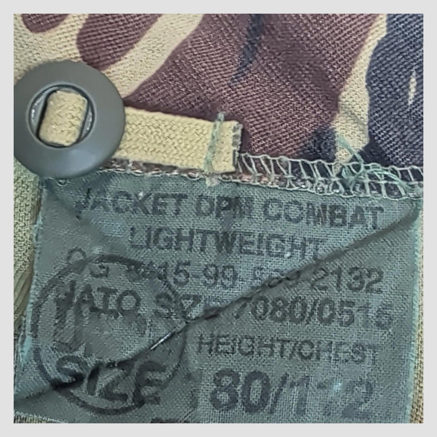 Title British Army Woodland DPM Lightweight Combat Jacket Genuine 180/112 Large by military surplus – | RewearableUK