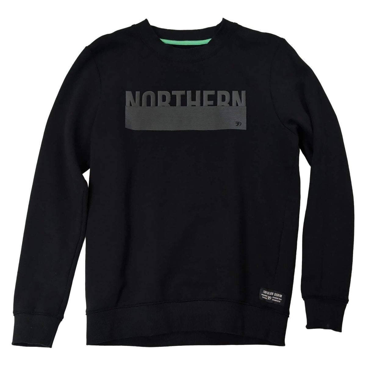 Tom Tailor Denim Men's Northern Graphic Sweatshirt M Black – product photo 1 | RewearableUK