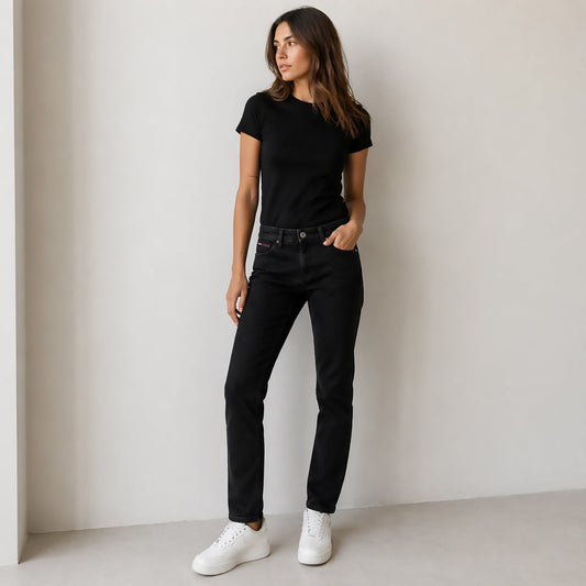 Tommy Hilfiger Black Skinny Jeans W32 L30 Stretch Womens Denim by Tommy Hilfiger – JEANS | RewearableUK