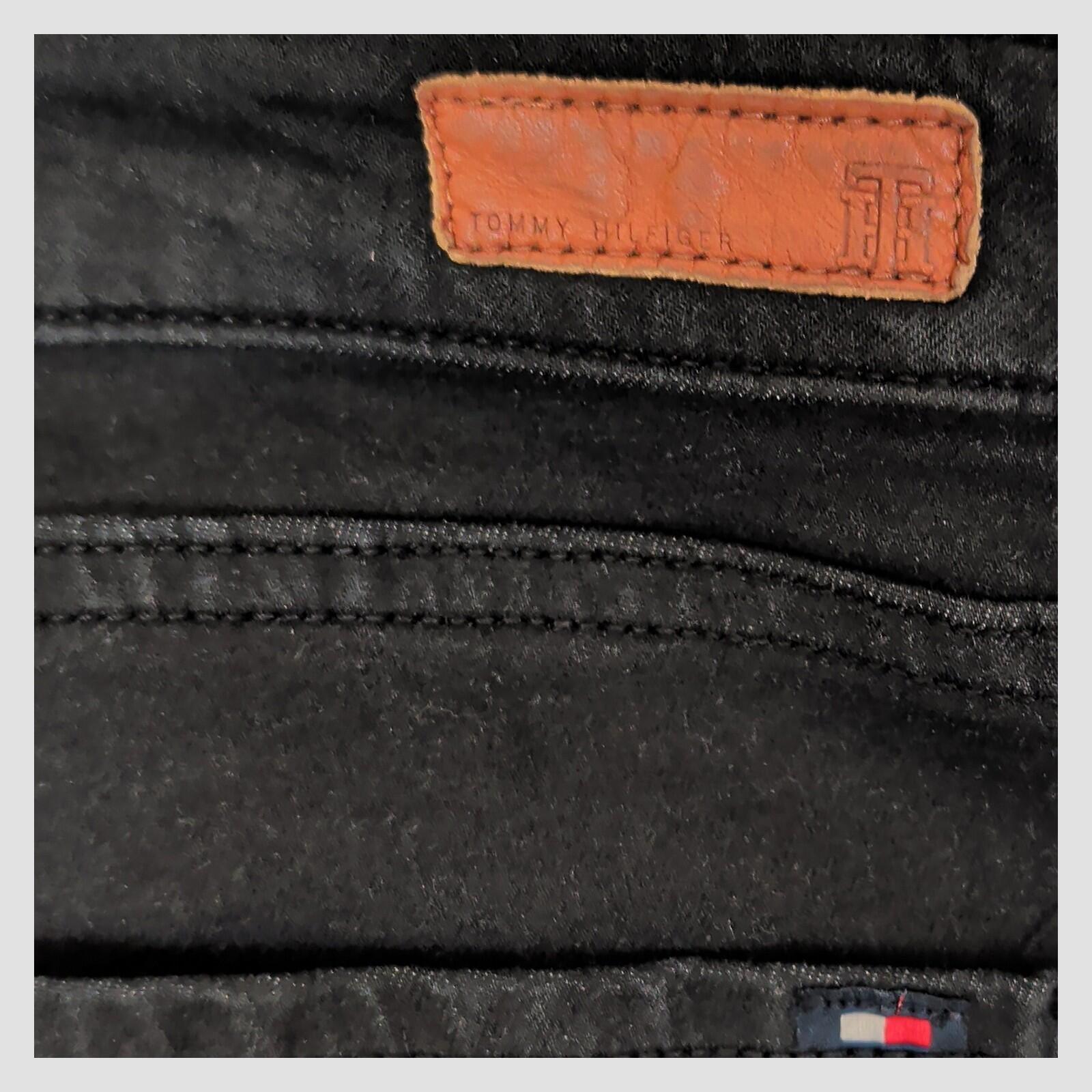 Tommy Hilfiger Black Slim Fit Jeans Mens W32 L32 Stretch Denim by Tommy Hilfiger – JEANS | RewearableUK
