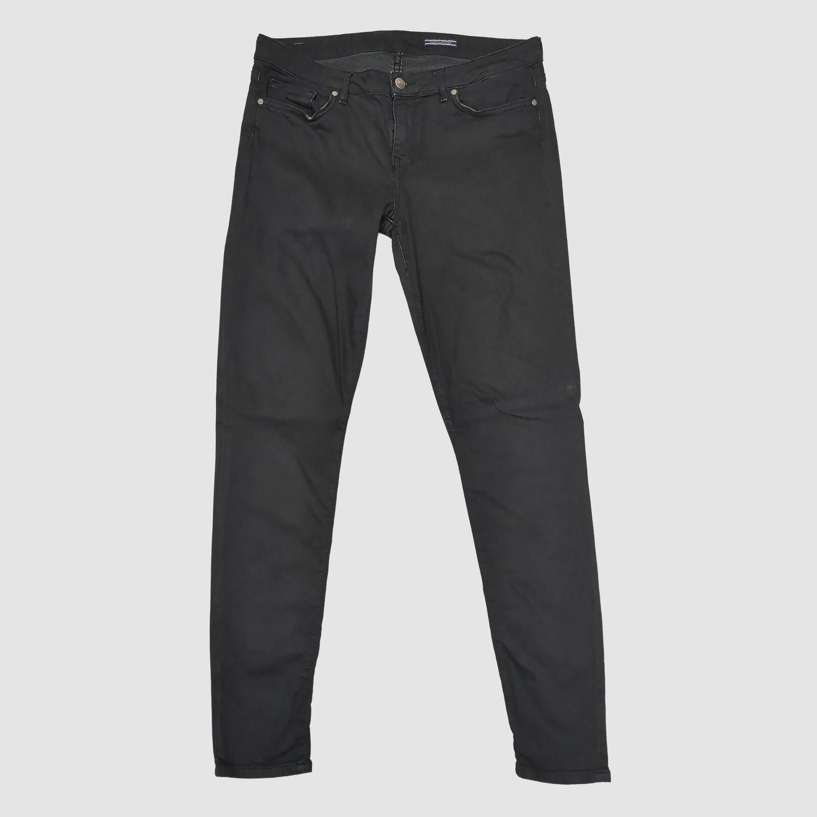 Tommy Hilfiger Black Slim Fit Jeans Mens W32 L32 Stretch Denim by Tommy Hilfiger – JEANS | RewearableUK