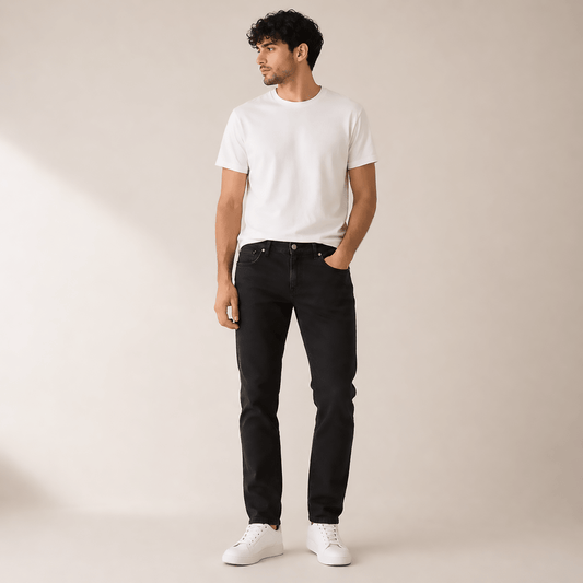 Tommy Hilfiger Black Slim Fit Jeans Mens W32 L32 Stretch Denim by Tommy Hilfiger – JEANS | RewearableUK