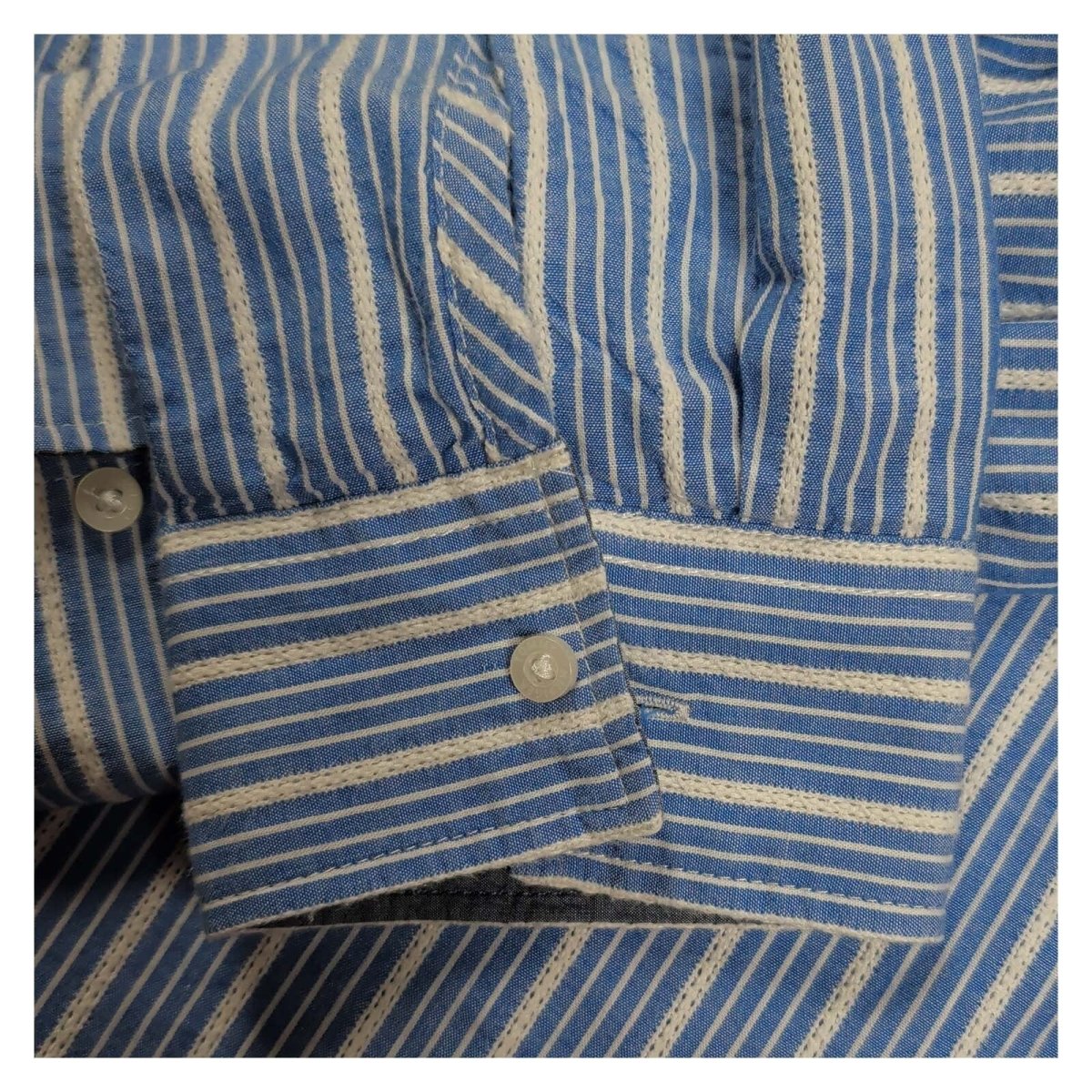 Tommy Hilfiger Blue Striped Cotton Shirt – XL – product photo 6 | RewearableUK