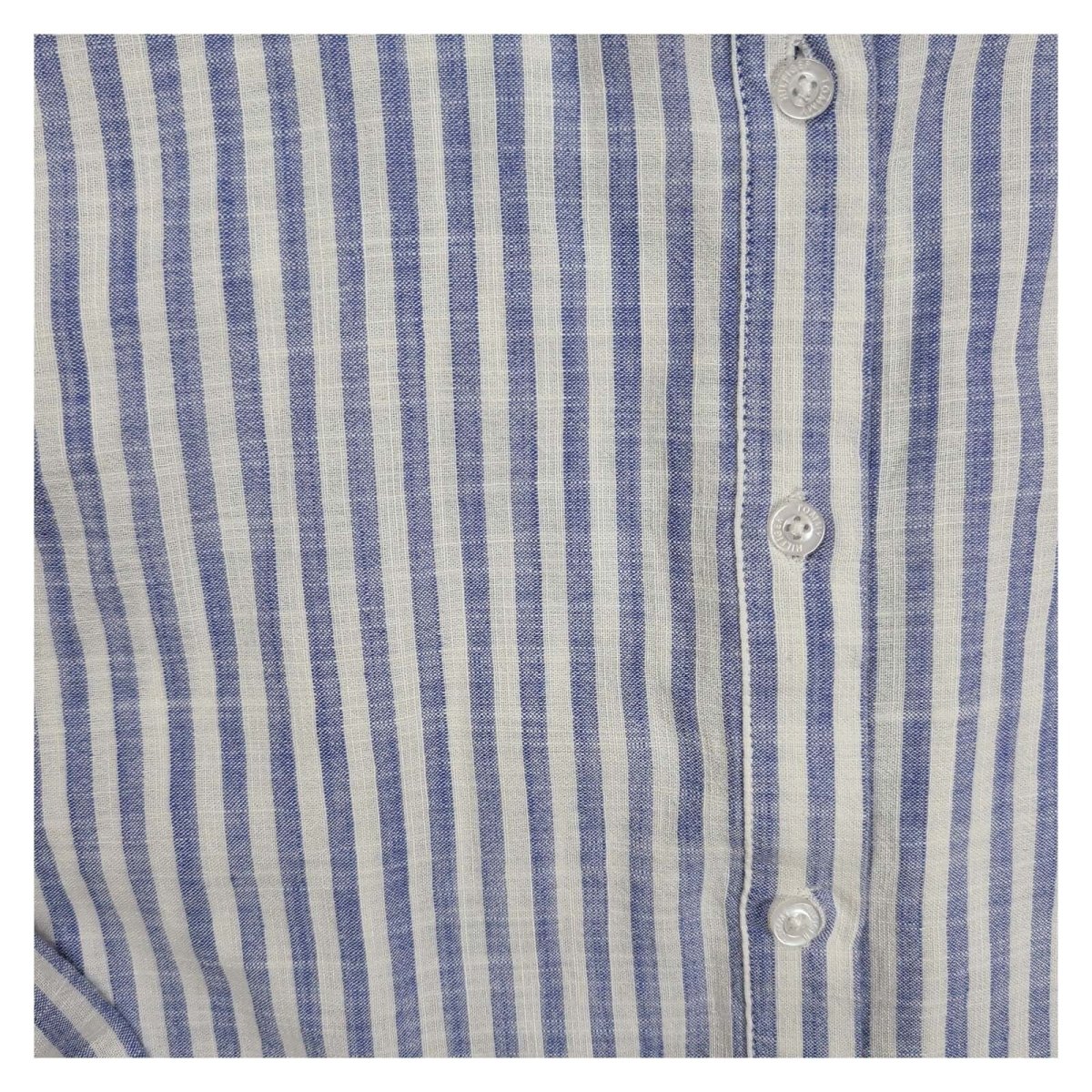 Tommy Hilfiger Blue Striped Linen Tunic Shirt – XL – product photo 3 | RewearableUK