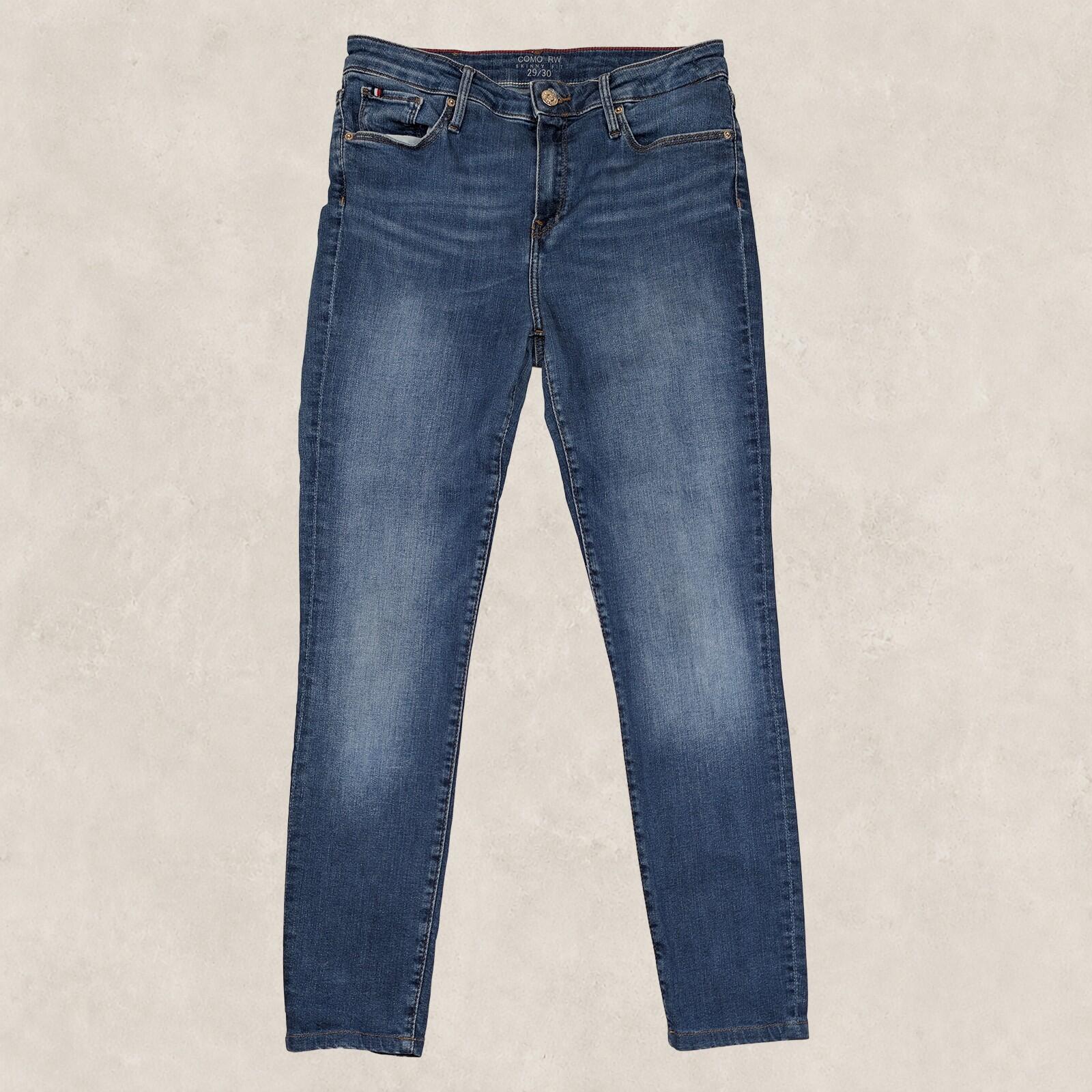 tommy hilfiger como rw skinny fit womens denim jeans blue wash size w 29 l 30 by Tommy Hilfiger – | RewearableUK