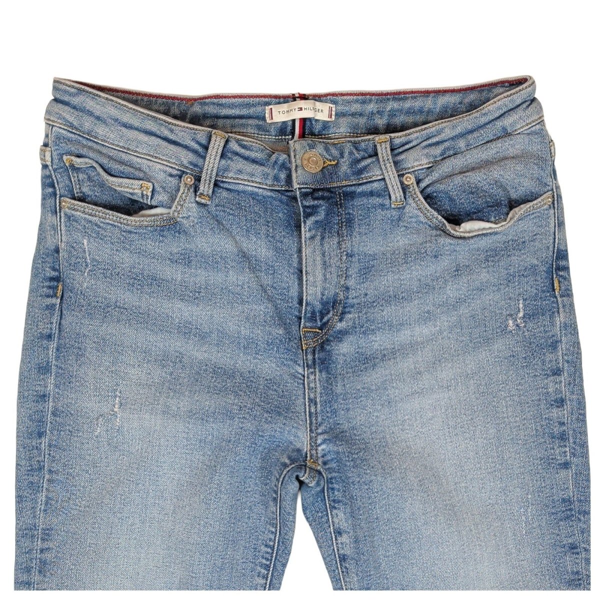 Tommy Hilfiger Como Women's Jeans W30 L30 Blue Skinny Stretch Denim – product photo 3 | RewearableUK