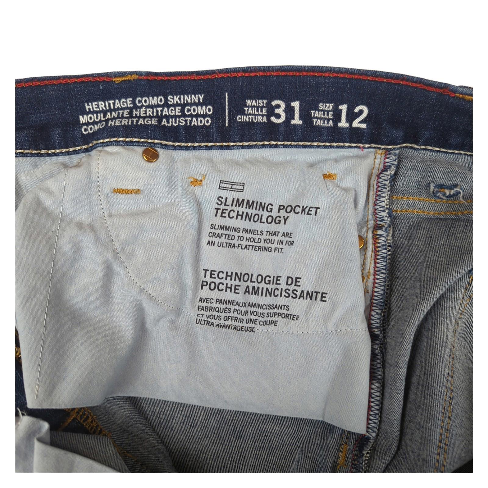 Tommy Hilfiger Tommy Hilfiger Como Womens Jeans W31 L32 Heritage Skinny Fit Blue Denim EUC JEANS RewearableUK