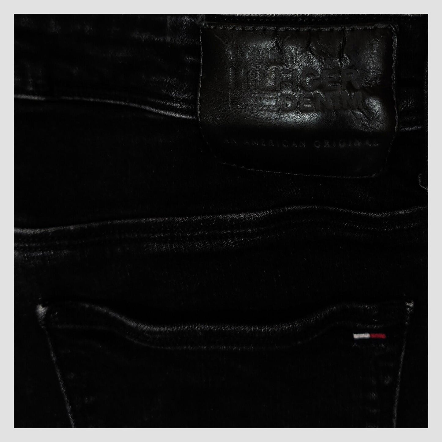 Tommy Hilfiger Denim Black Skinny Jeans W32 L30 Stretch Women by Tommy Hilfiger – JEANS | RewearableUK