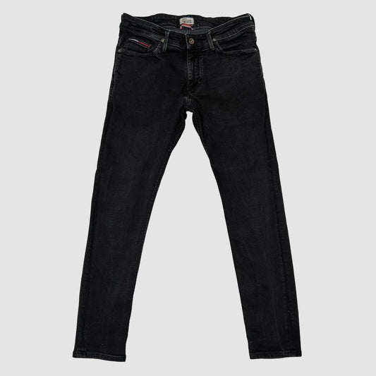 Tommy Hilfiger Denim Black Skinny Jeans W32 L30 Stretch Women by Tommy Hilfiger – JEANS | RewearableUK