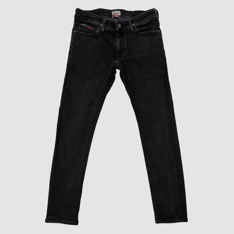 Tommy Hilfiger Denim Black Skinny Jeans W32 L30 Stretch Women by Tommy Hilfiger – JEANS | RewearableUK