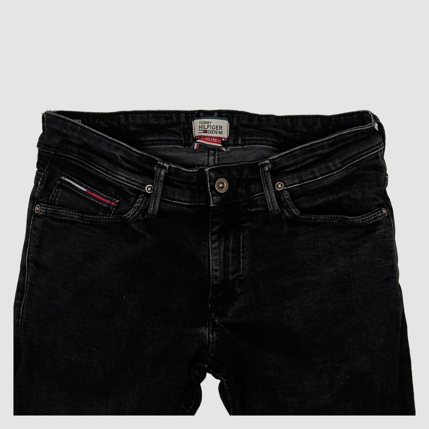 Tommy Hilfiger Denim Black Skinny Jeans W32 L30 Stretch Women by Tommy Hilfiger – JEANS | RewearableUK