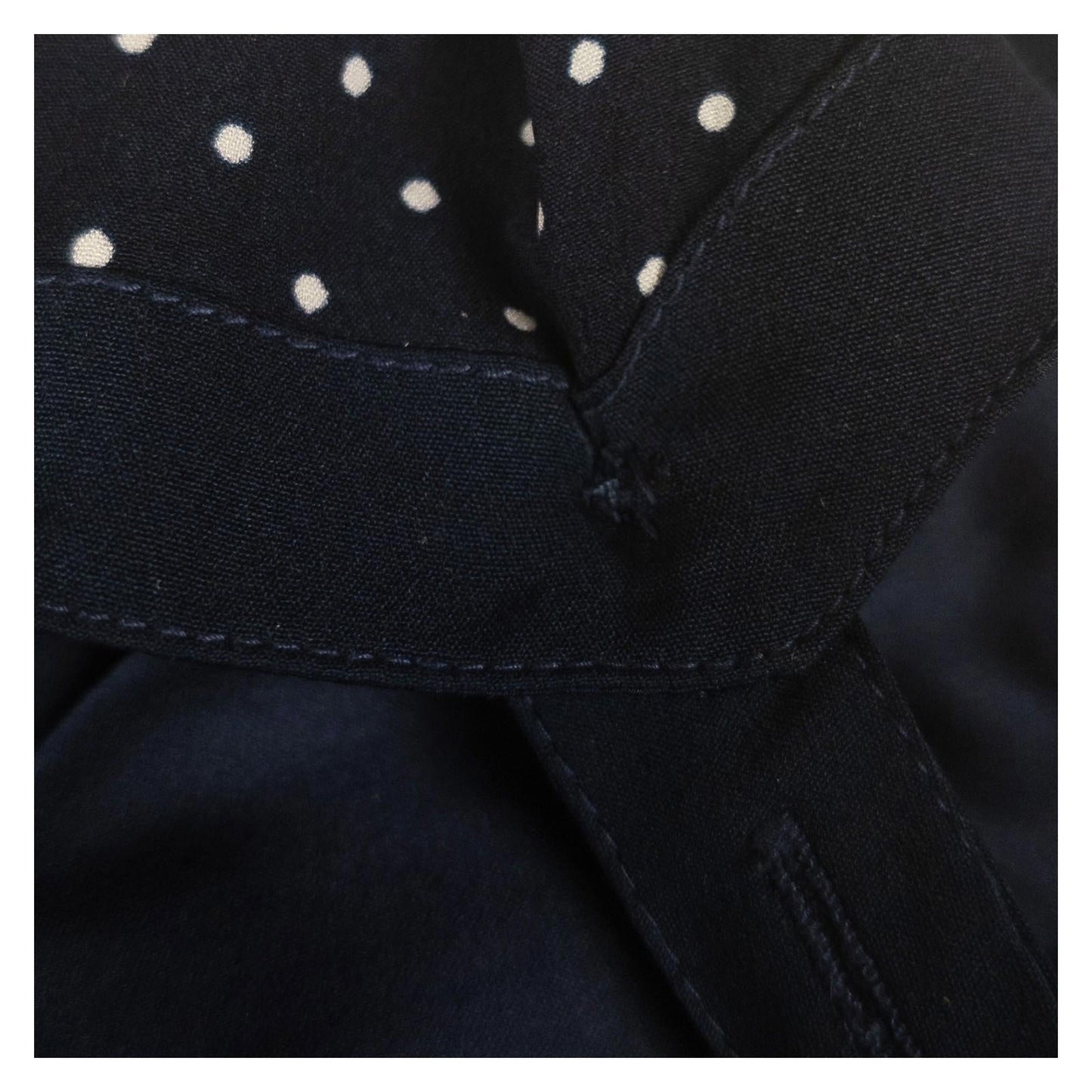 Tommy Hilfiger Dress US 6 (UK 10) Navy Polka Dot Cotton Modal Sundress REPAIRED by Tommy Hilfiger – | RewearableUK