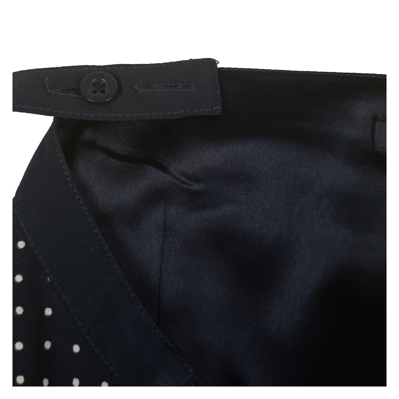 Tommy Hilfiger Dress US 6 (UK 10) Navy Polka Dot Cotton Modal Sundress REPAIRED by Tommy Hilfiger – | RewearableUK