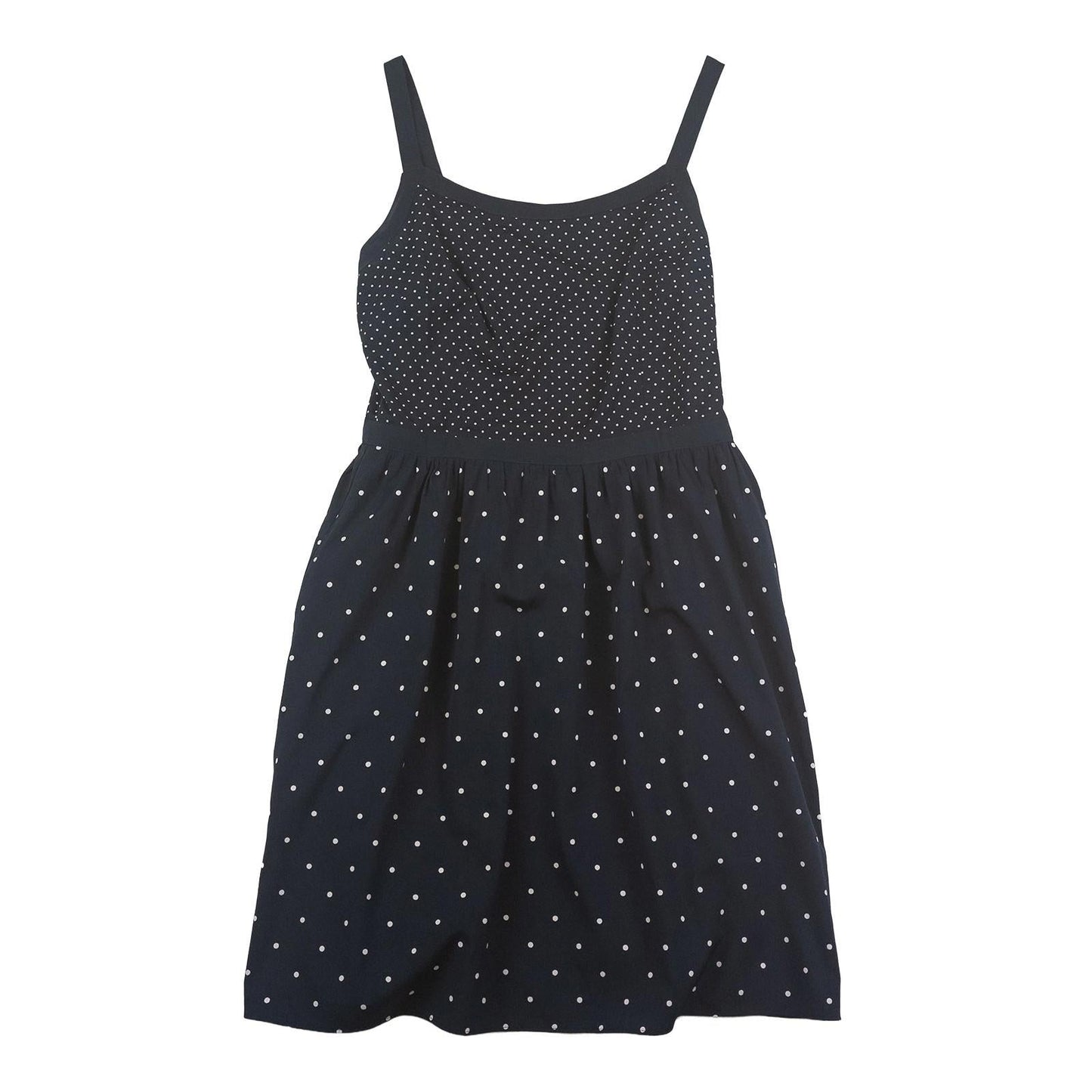 Tommy Hilfiger Dress US 6 (UK 10) Navy Polka Dot Cotton Modal Sundress REPAIRED by Tommy Hilfiger – | RewearableUK