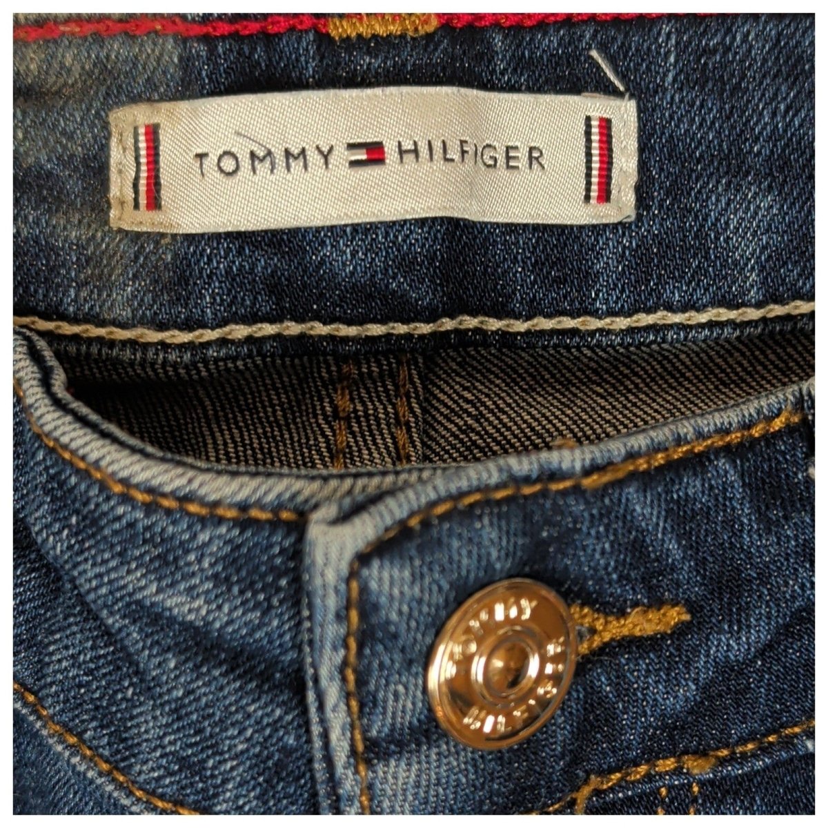 Tommy Hilfiger Gramercy Women's Blue Jeans W26 L28 Tapered Ankle Denim by Tommy Hilfiger – | RewearableUK