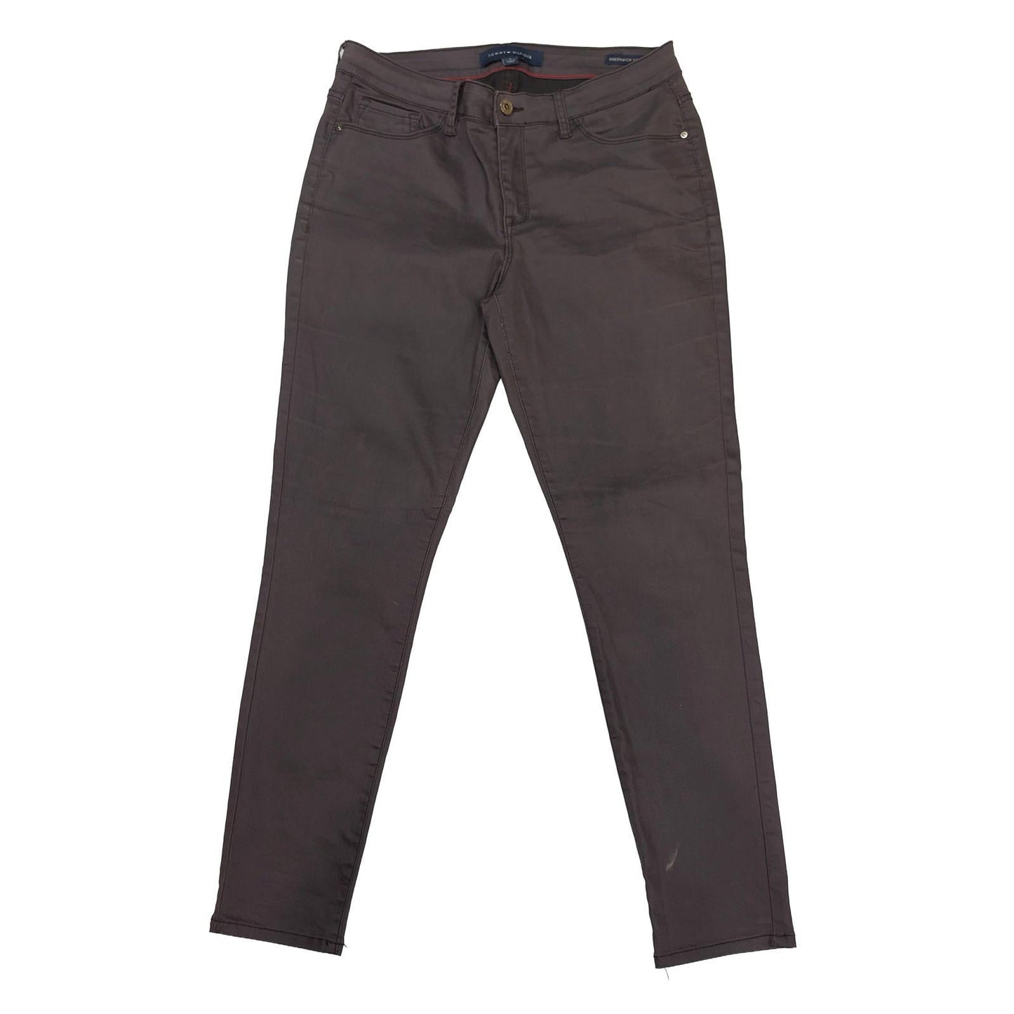 tommy hilfiger greenwich womens trousers size 8 burgundy skinny pants by Tommy Hilfiger – | RewearableUK
