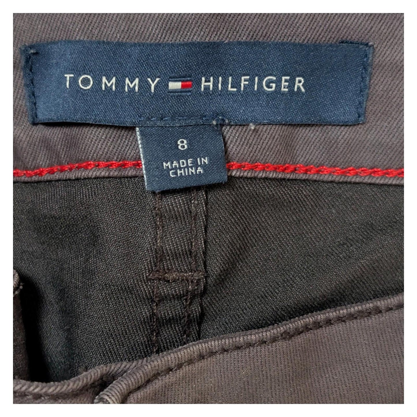 tommy hilfiger greenwich womens trousers size 8 burgundy skinny pants by Tommy Hilfiger – | RewearableUK