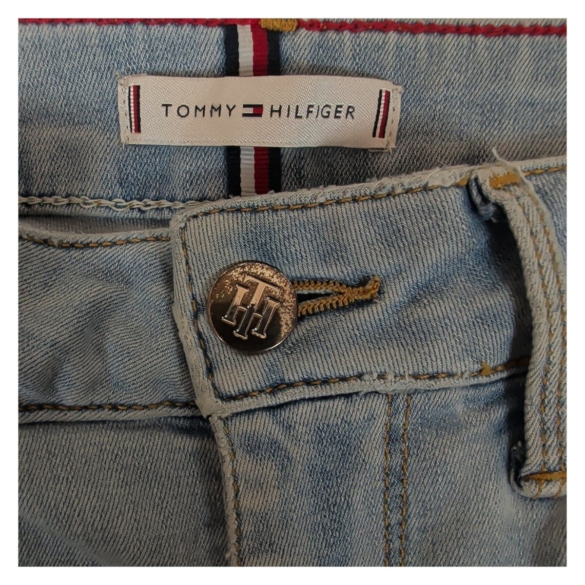 Tommy Hilfiger Harlem Ultra Skinny Jeans W26 L30 Light Blue Organic Cotton – product photo 5 | RewearableUK