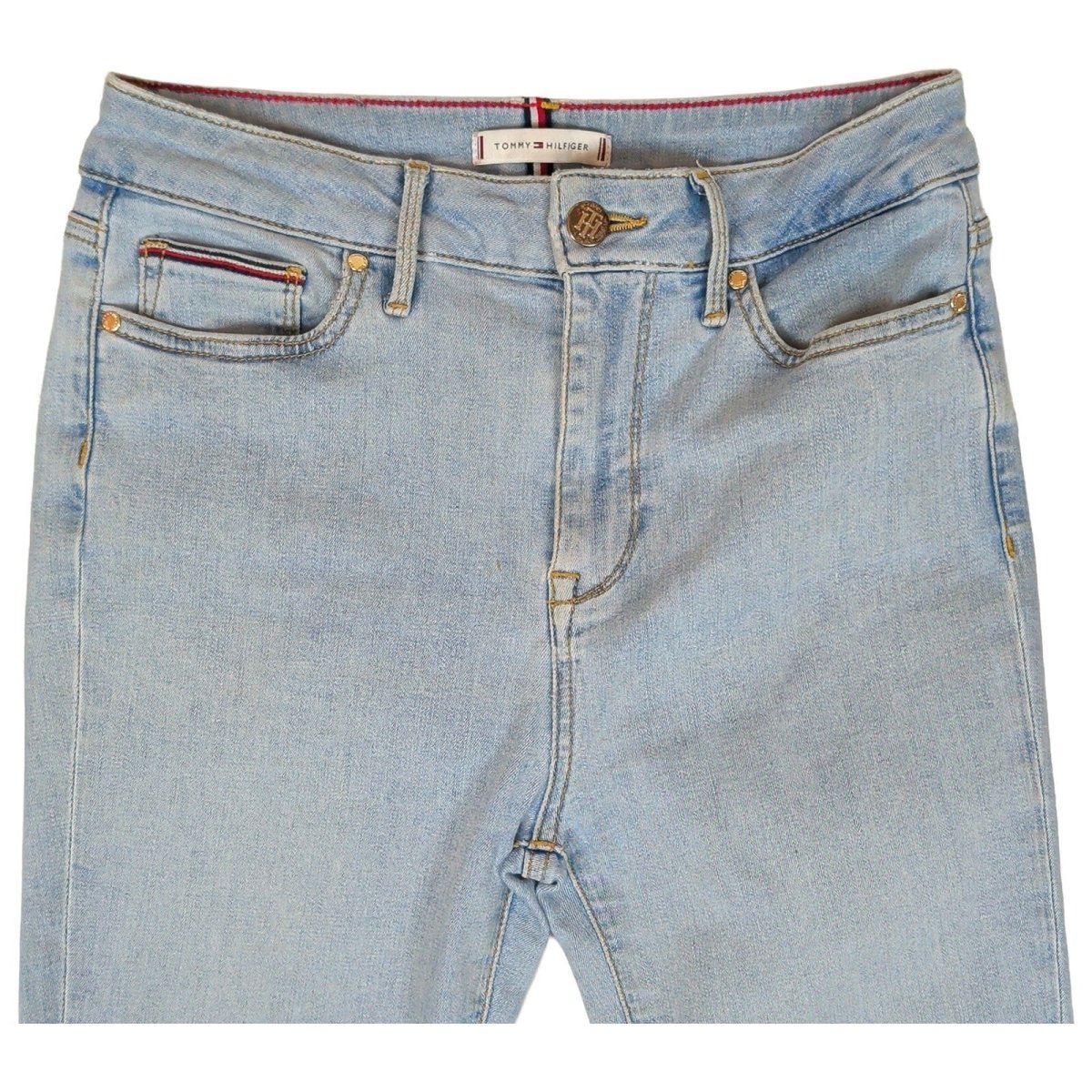 Tommy Hilfiger Harlem Ultra Skinny Jeans W26 L30 Light Blue Organic Cotton – product photo 3 | RewearableUK