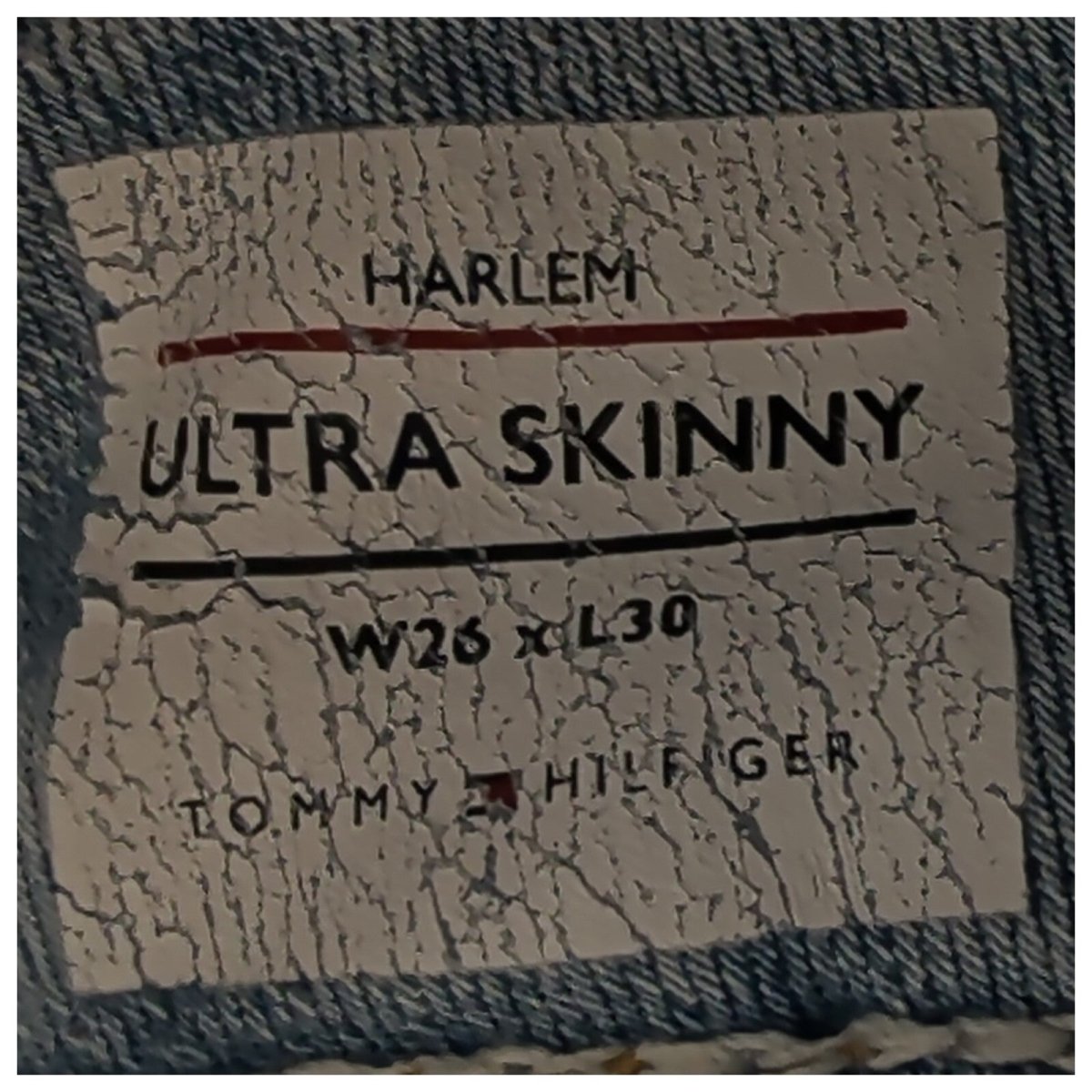 Tommy Hilfiger Harlem Ultra Skinny Jeans W26 L30 Light Blue Organic Cotton – product photo 6 | RewearableUK