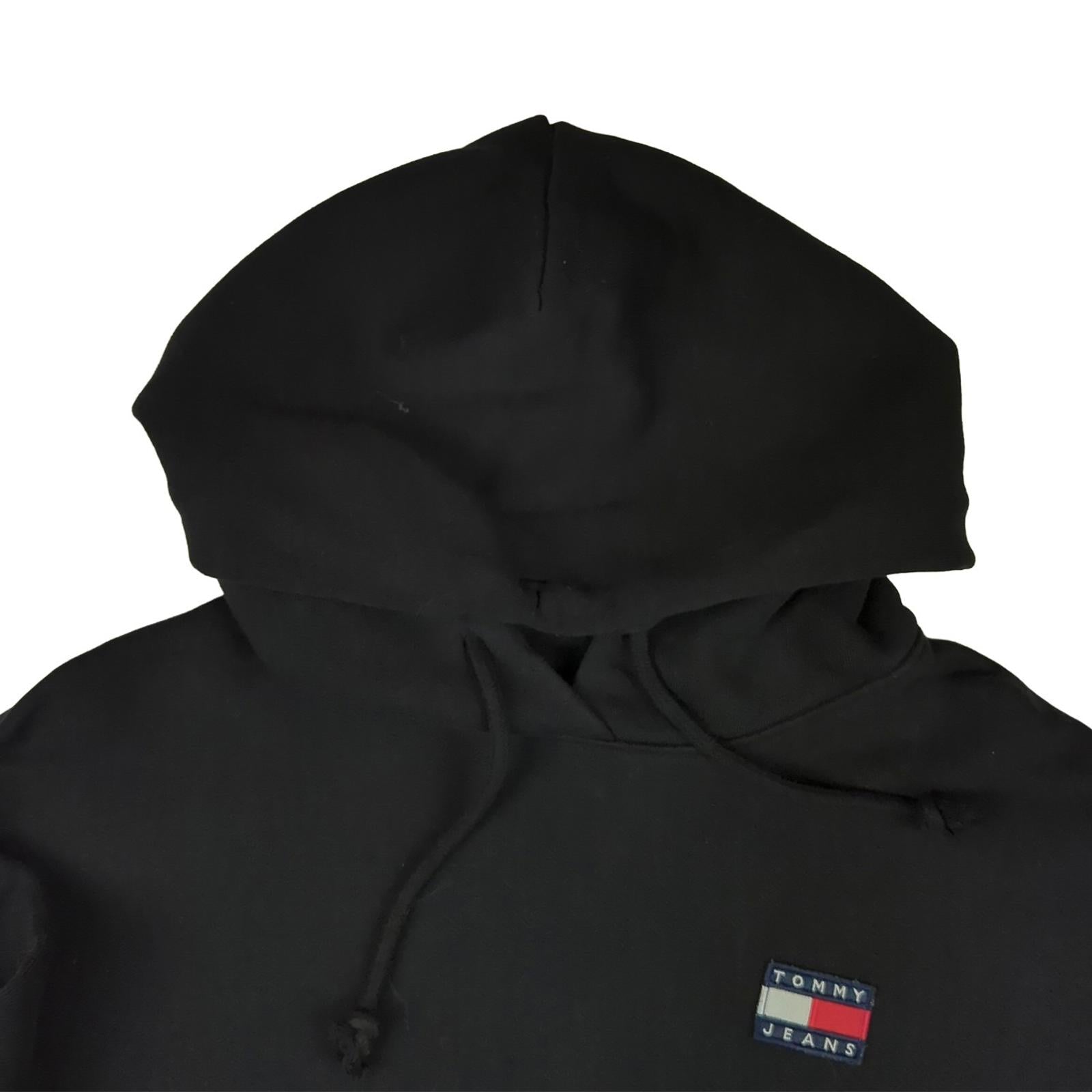 Tommy Hilfiger Tommy Hilfiger Hoodie Black Men’s Small Cotton Long Sleeve Regular Fit Sweater & Hoodie RewearableUK