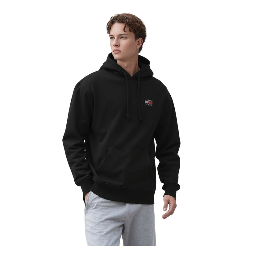 Tommy Hilfiger Tommy Hilfiger Hoodie Black Men’s Small Cotton Long Sleeve Regular Fit Sweater & Hoodie RewearableUK
