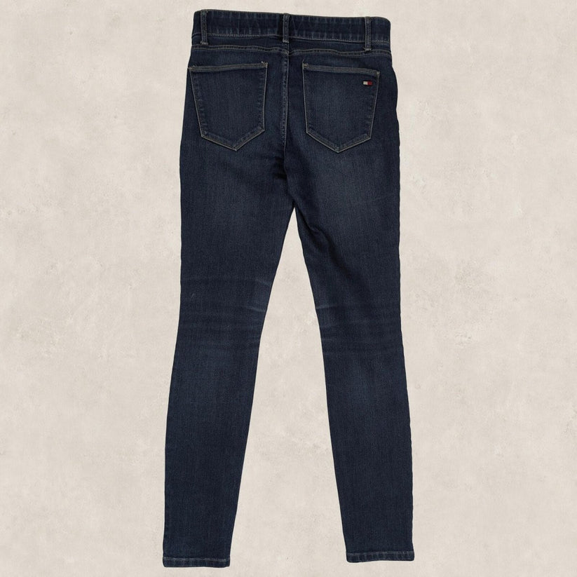 tommy hilfiger jeans womens dark blue wash skinny fit denim pants size us 2 by Tommy Hilfiger – | RewearableUK