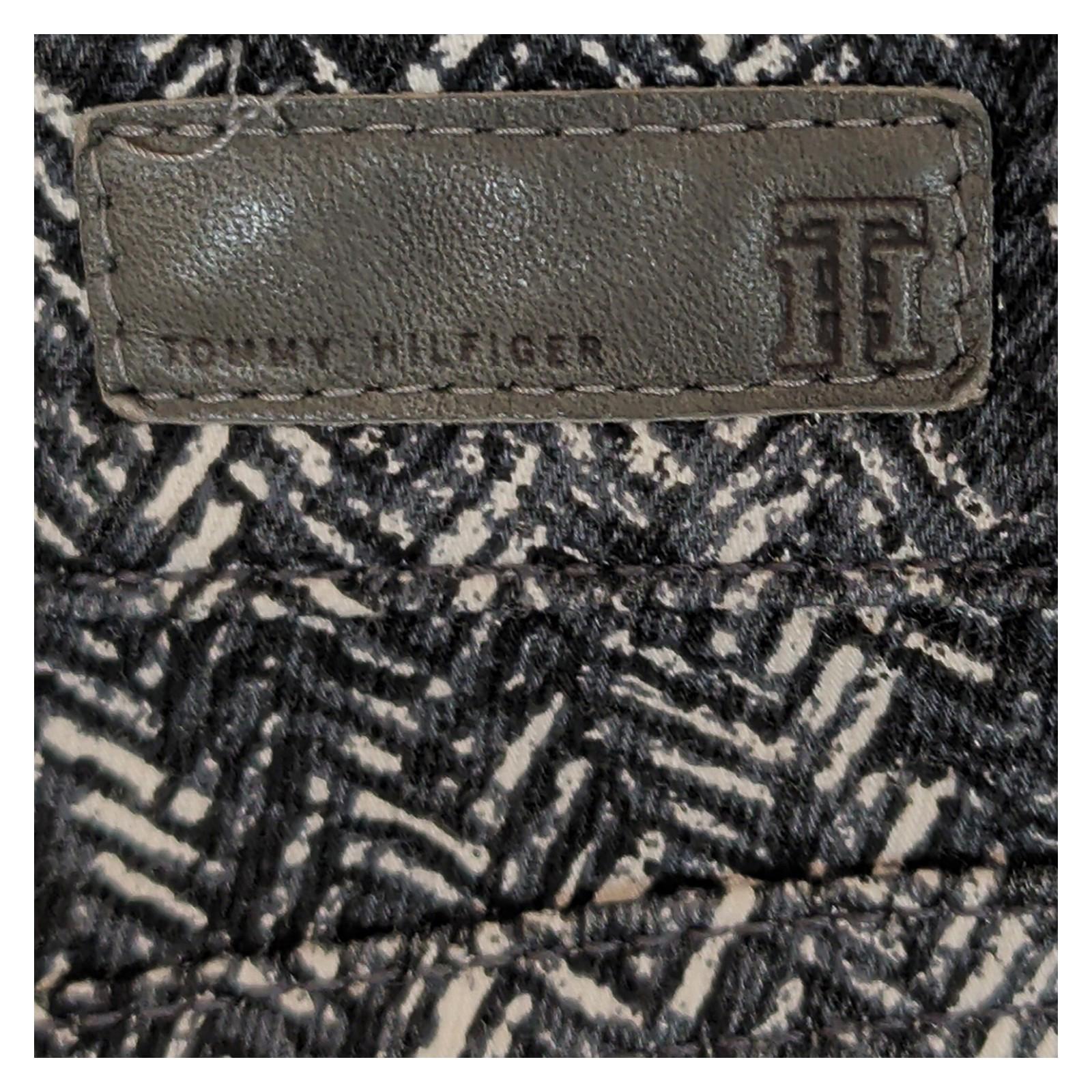 Tommy Hilfiger Mens Rome 28/30 Black White Herringbone Regular Fit Trousers by Tommy Hilfiger – | RewearableUK