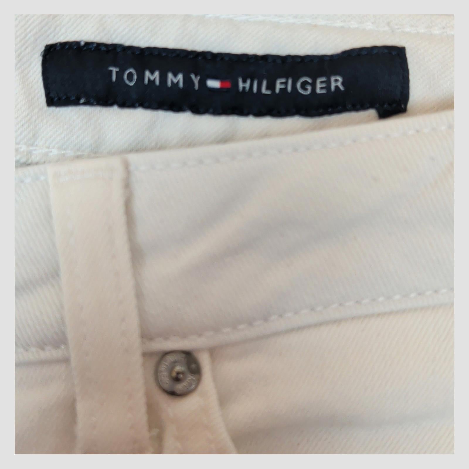 Tommy Hilfiger Mens Rome Regular Fit Jeans W30 L32 Off White Cream Denim Pants by Tommy Hilfiger – | RewearableUK