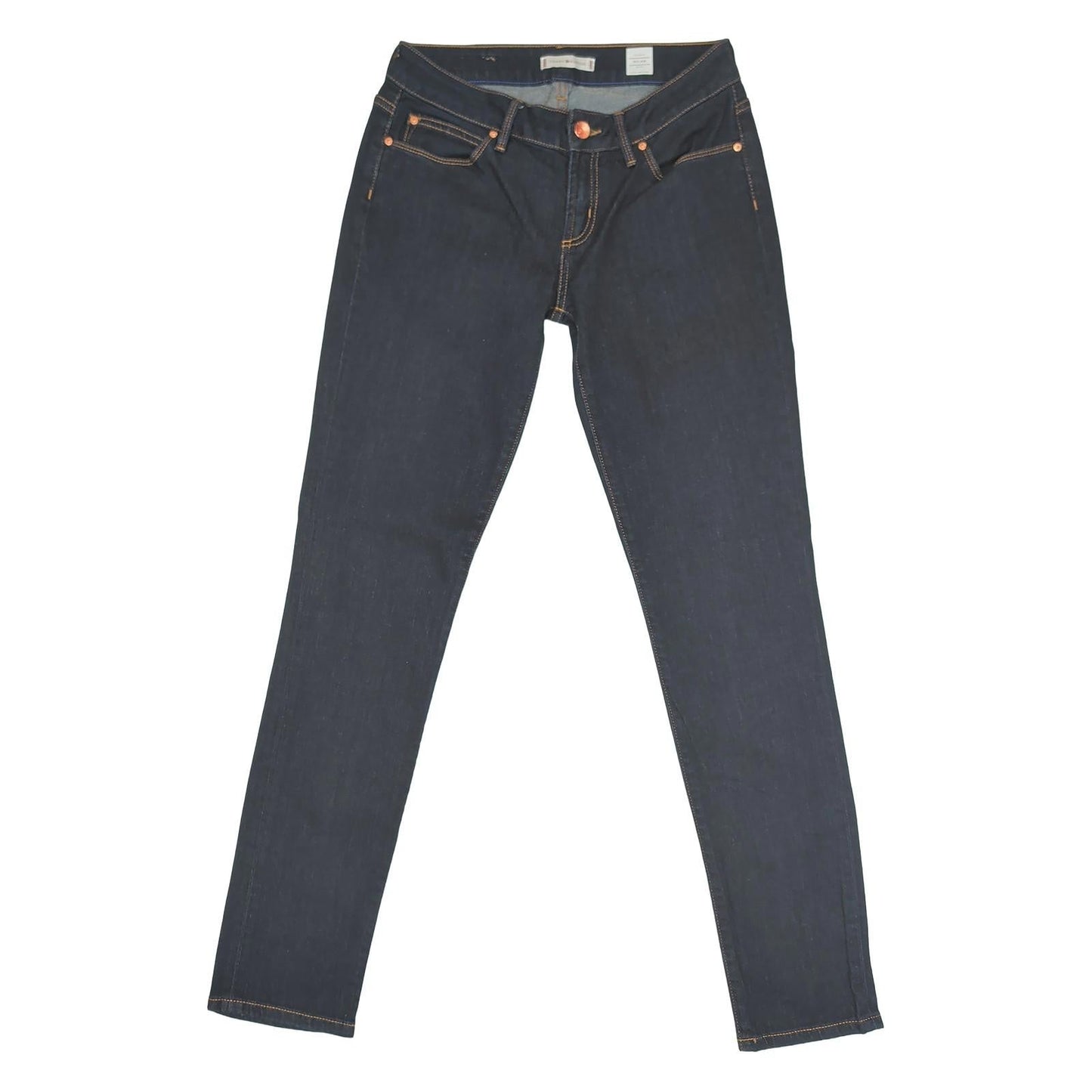 Tommy Hilfiger Milan Slim Fit Jeans Womens W28 L34 Dark Indigo Blue Stretch by Tommy Hilfiger – | RewearableUK