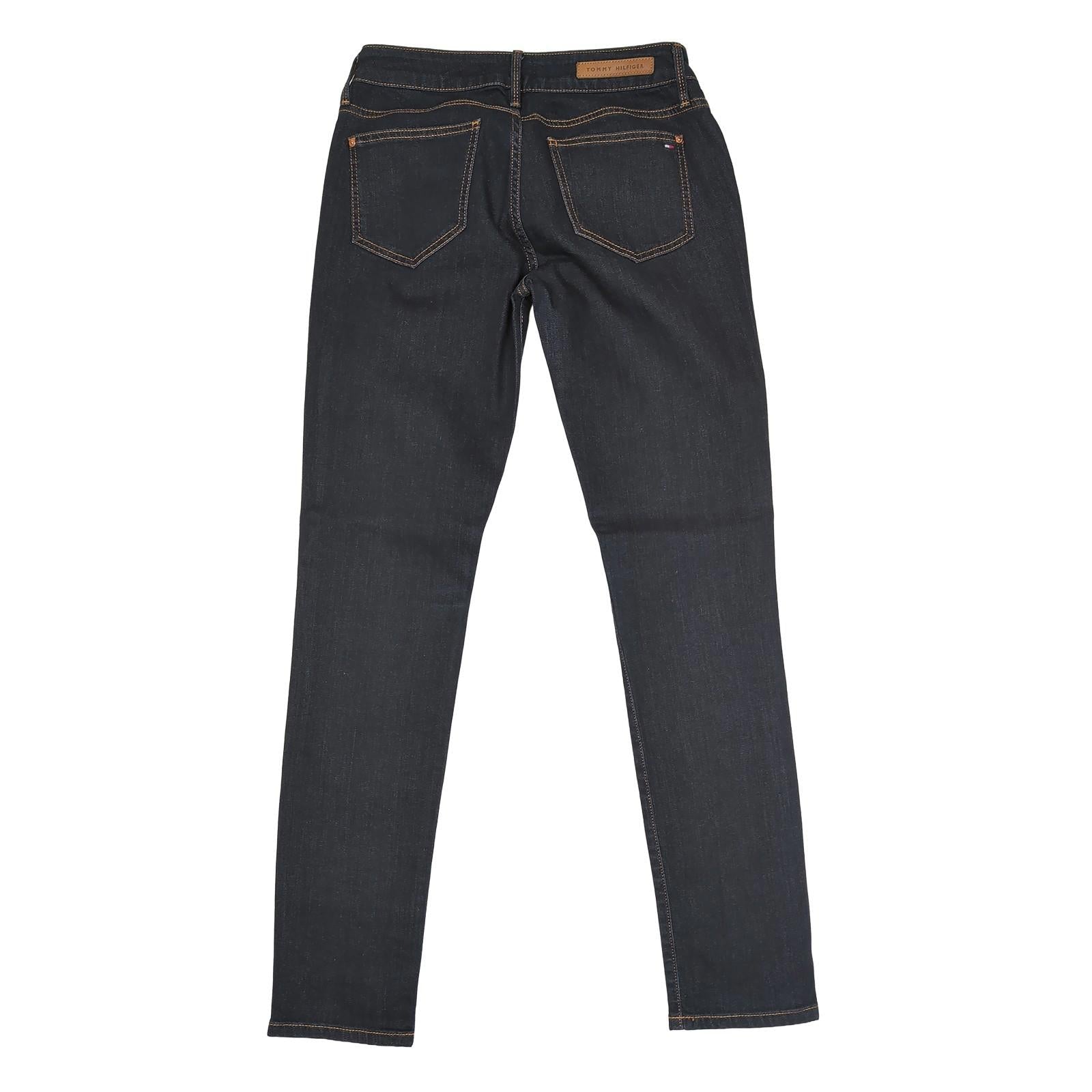 Tommy Hilfiger Milan Slim Fit Jeans Womens W28 L34 Dark Indigo Blue Stretch by Tommy Hilfiger – | RewearableUK