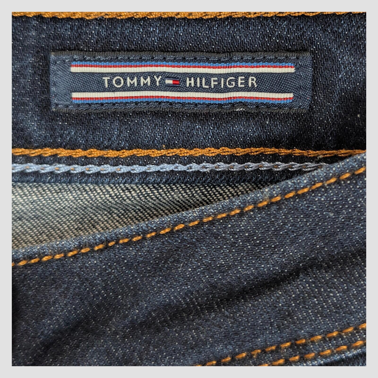 tommy hilfiger paris high waist slim fit womens jeans dark blue size w27 l32 by Tommy Hilfiger – | RewearableUK
