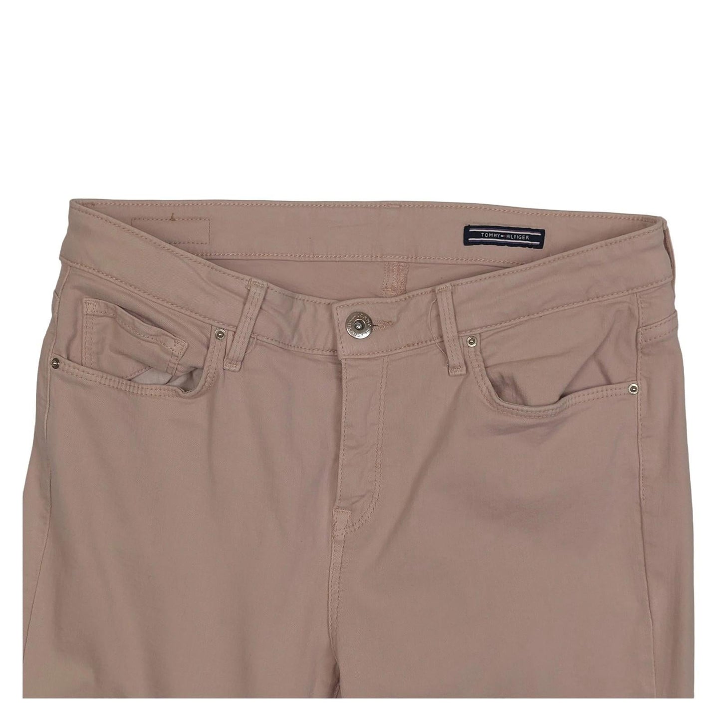 Tommy Hilfiger Pink Skinny Trousers Women's Size US 4 UK 8 Stretch Cotton Jeans by Tommy Hilfiger – | RewearableUK