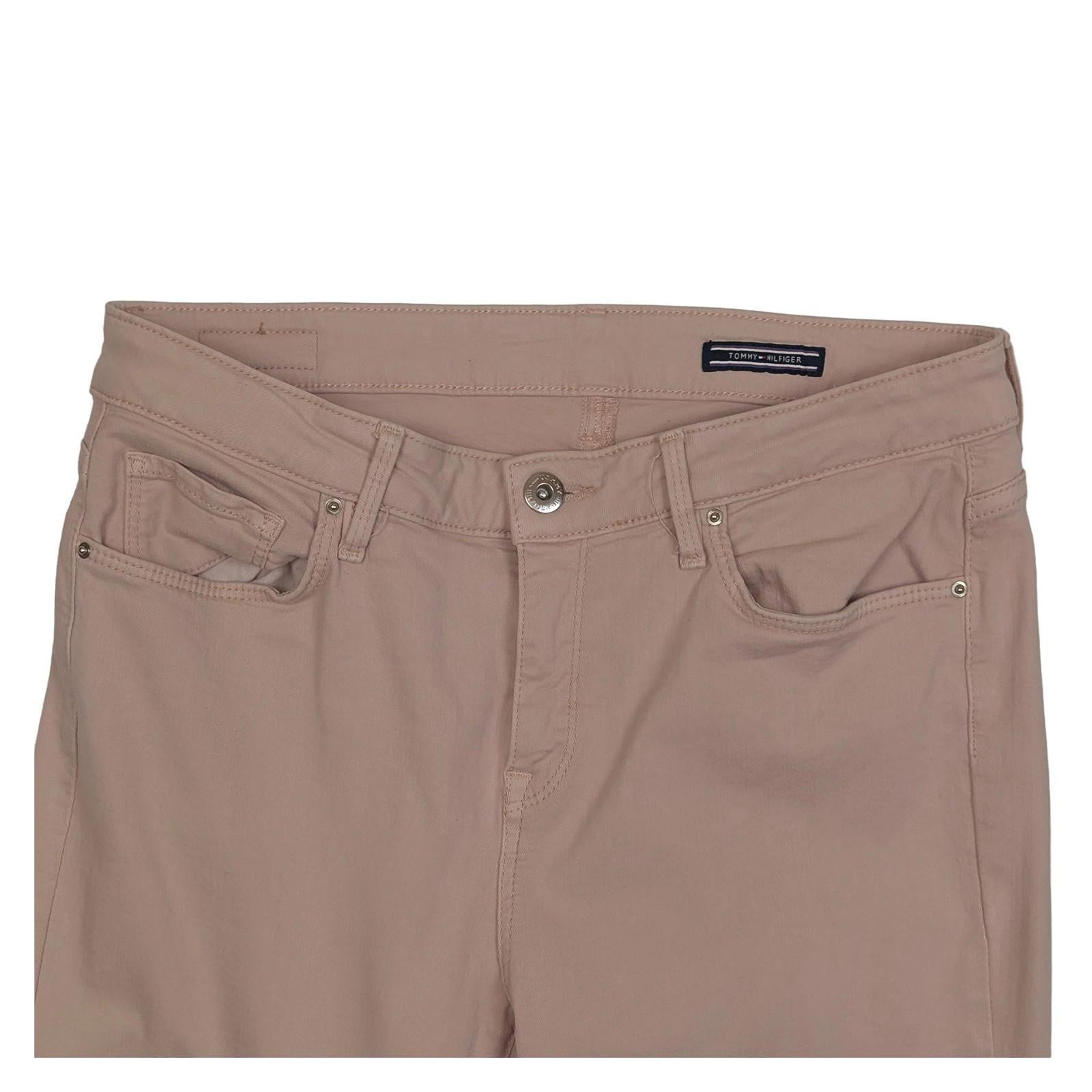 Tommy Hilfiger Pink Skinny Trousers Women's Size US 4 UK 8 Stretch Cotton Jeans by Tommy Hilfiger – | RewearableUK